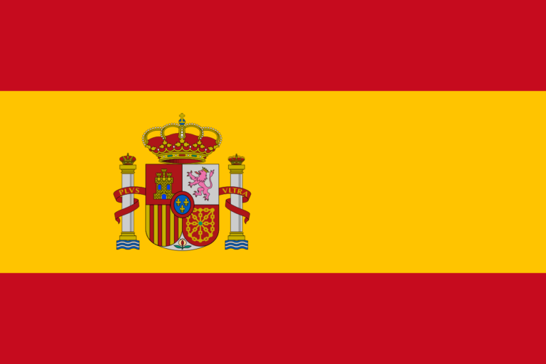 Flag of Spain. Spaanse opening.